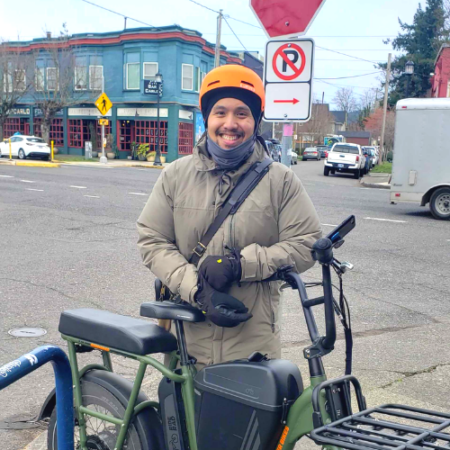 Image of Thomas Le Ngo and quote The Street Trust Action Fund proudly announces our champions for multimodal options who prioritize transportation safety, accessibility, racial equity, and climate justice in the Portland Metro region and beyond