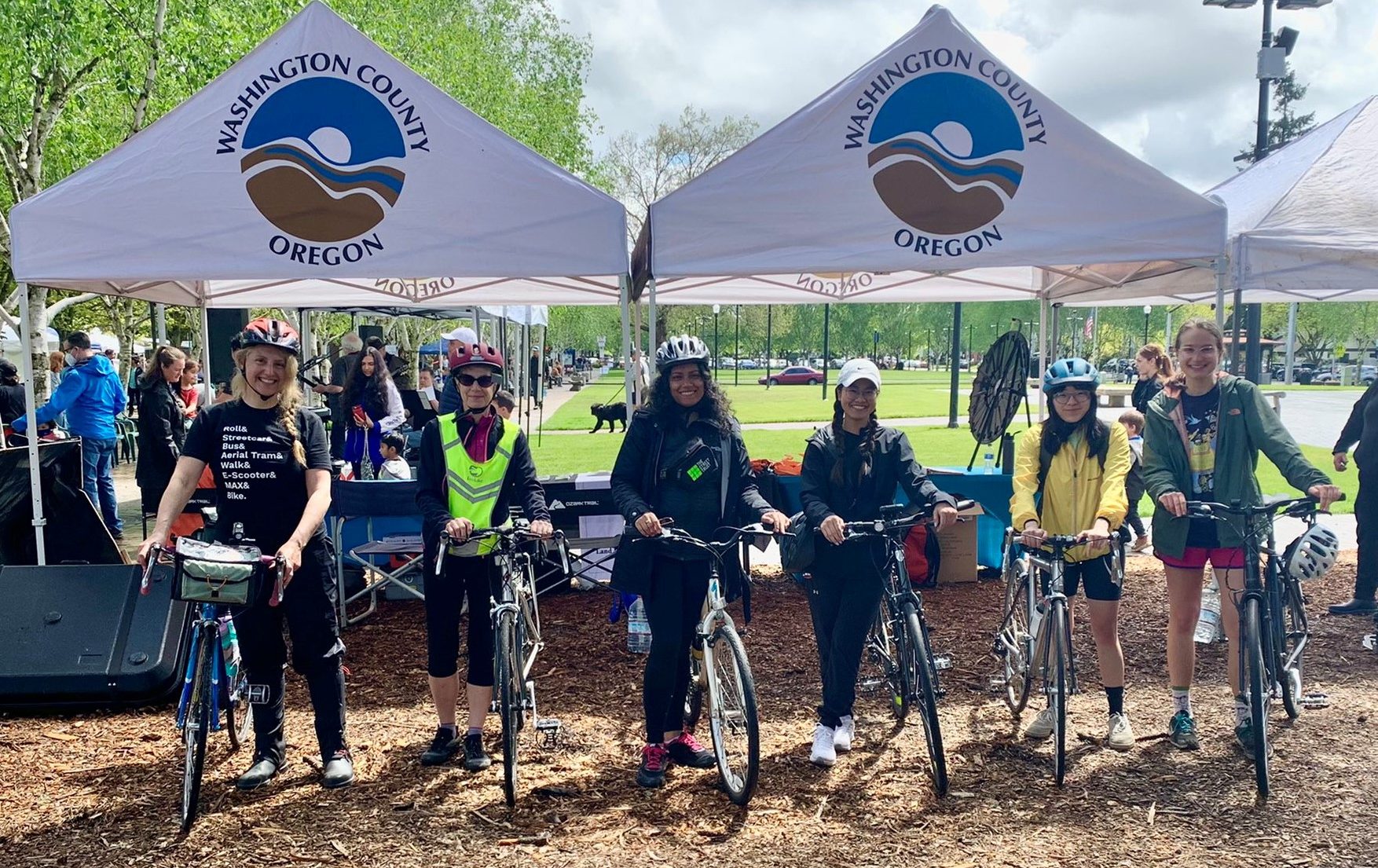 WeBike participants in Beaverton