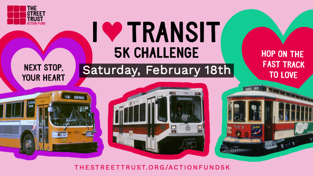 I heart transit 5k color graphic with vintage transit anv pink colors